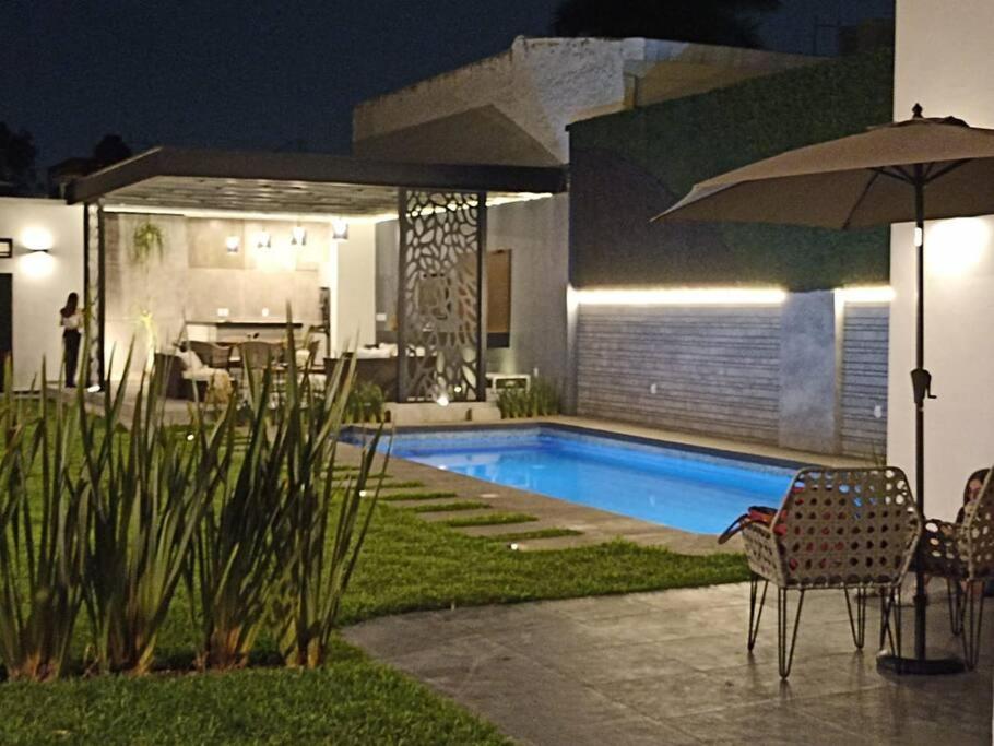 Casa Familiar Con Alberca Privada Climatizada Villa Guadalajara Buitenkant foto